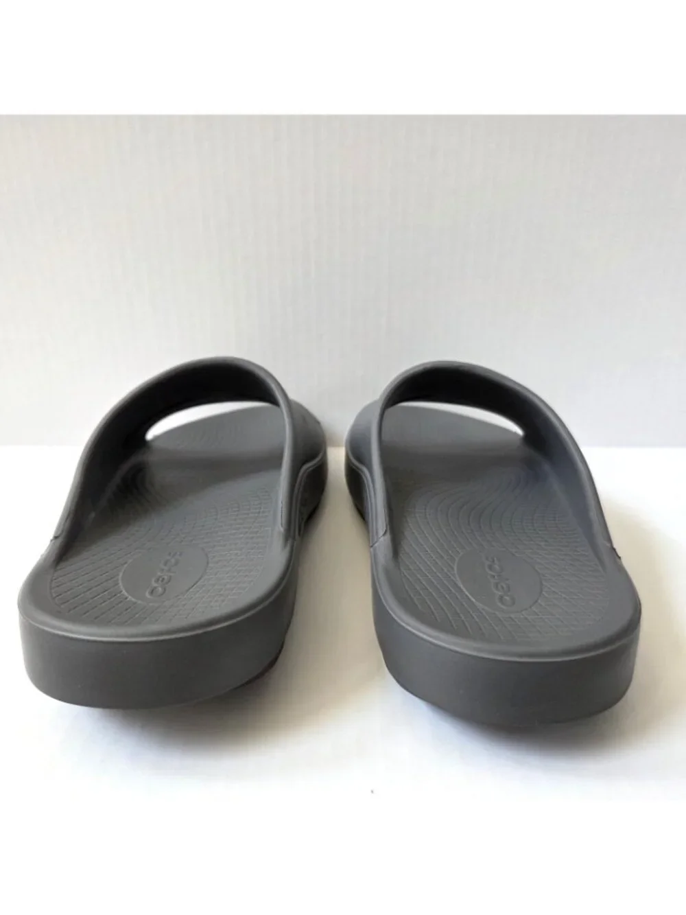 Oofos Ooahh Slide Sandals Mens 11 Gray Recovery Comfort Shoes Womens 13